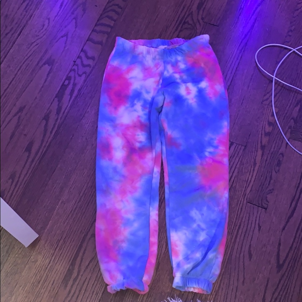 Forever 21 tie dye sweatpants